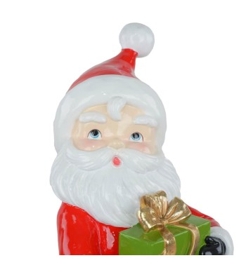 Babbo Natale Seduto in Resina H.35,5 cm
