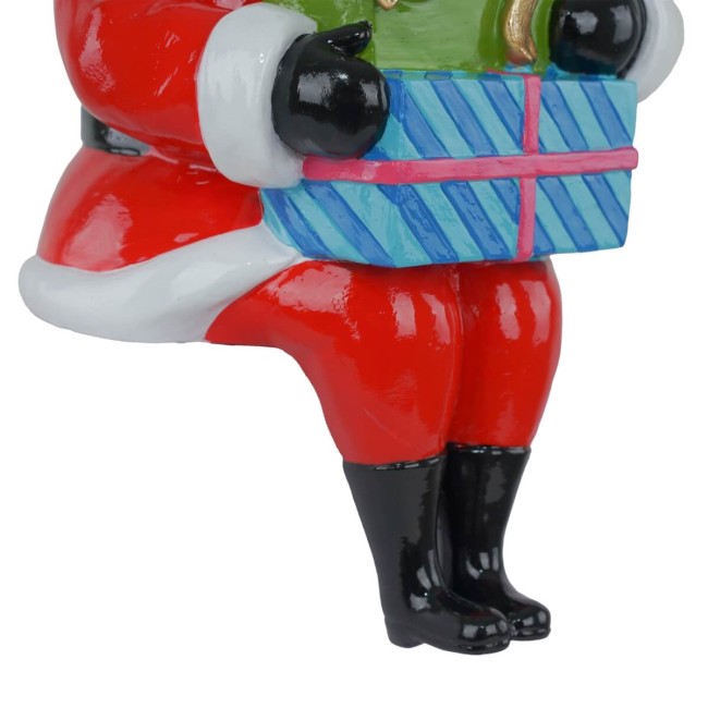 Babbo Natale Seduto in Resina H.35,5 cm