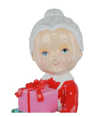 Mamma Natale Seduta in Resina H.33,2 cm