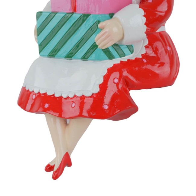 Mamma Natale Seduta in Resina H.33,2 cm