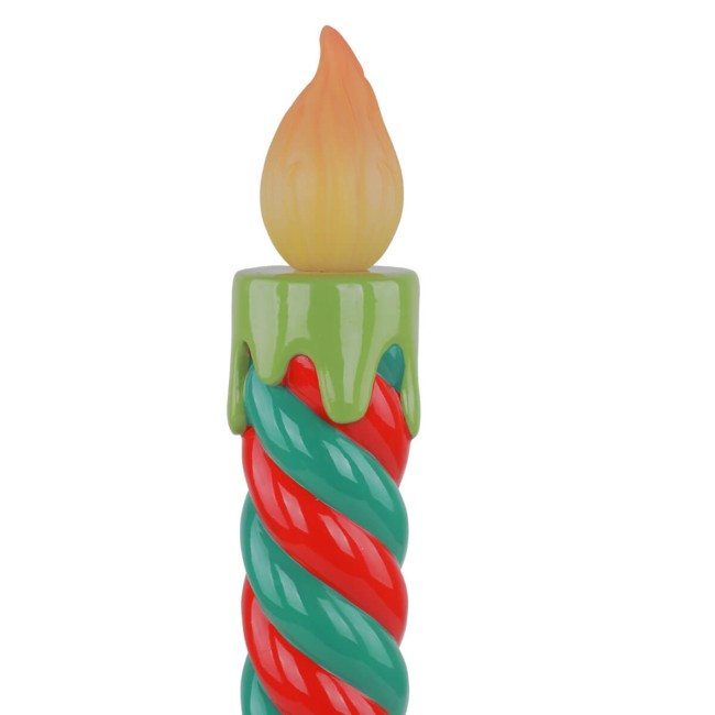 Candela Natalizia con Led in Resina H.44,9 cm