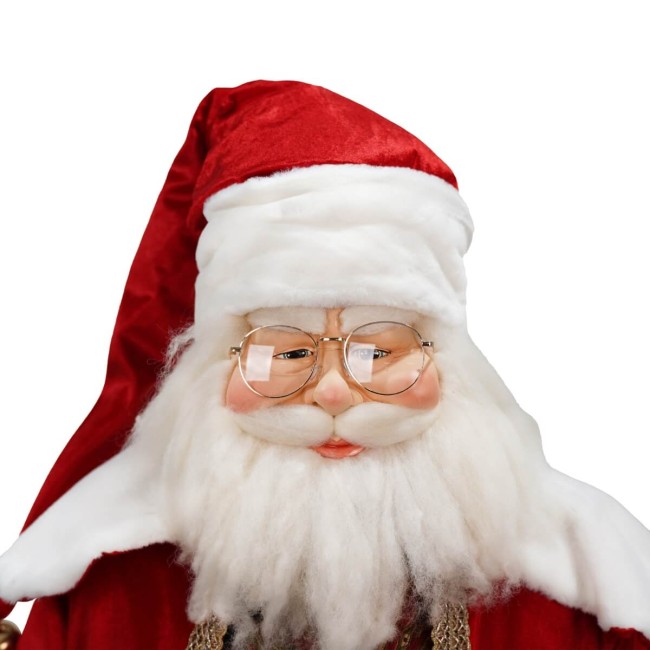 Babbo Natale su Stand con Abito Rosso H.170 cm