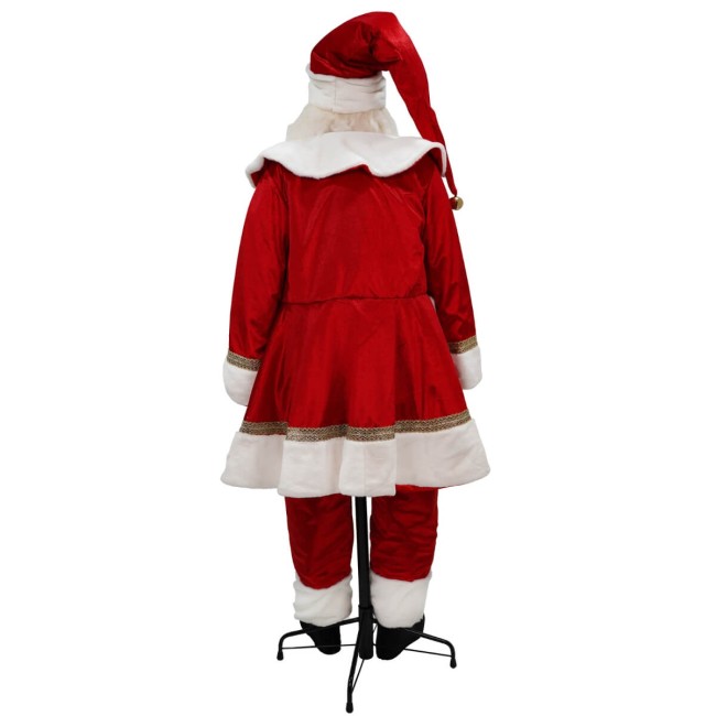 Babbo Natale su Stand con Abito Rosso H.170 cm
