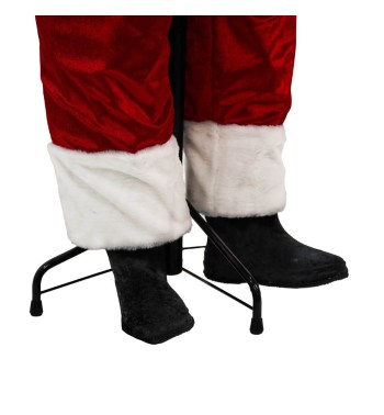 Babbo Natale su Stand con Abito Rosso H.170 cm