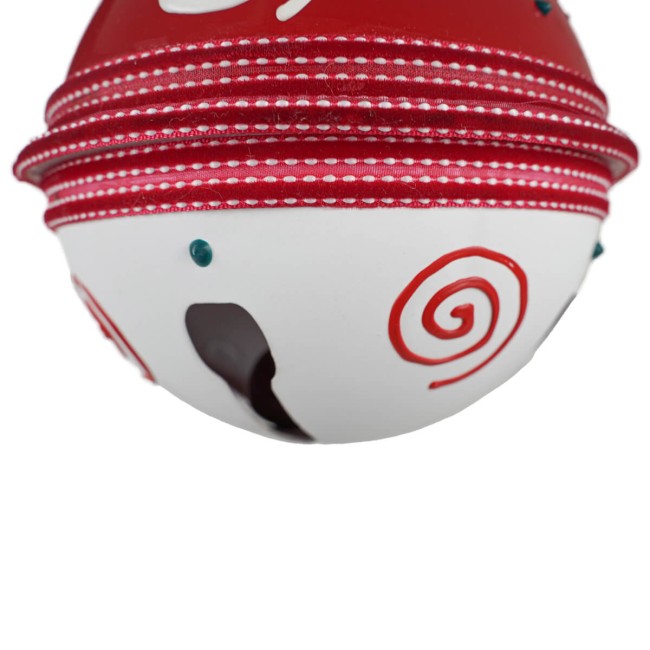 Sfera Natalizia con Campanella D.12 cm 2 Modelli