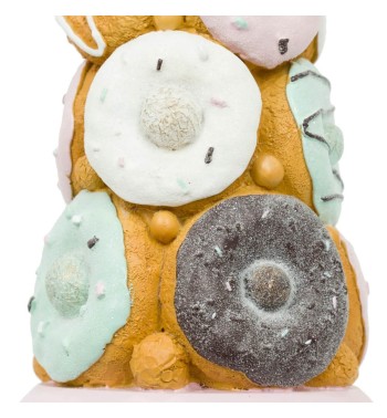 Alberello di Natale con Ciambelle in Resina H.40,5 cm