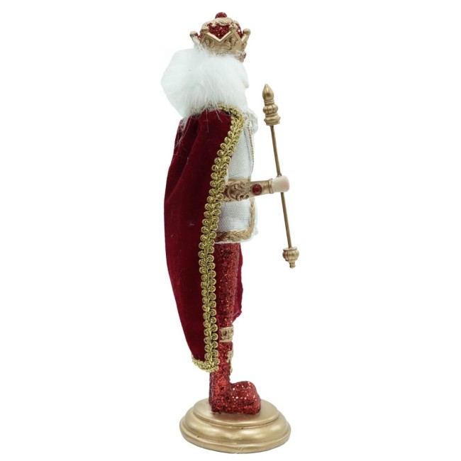 Schiaccianoci di Natale in Resina H.29,5 cm