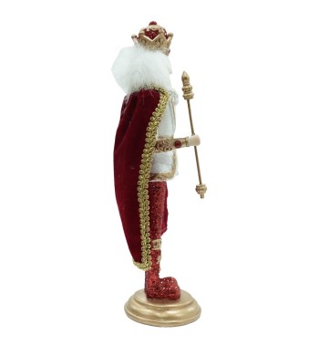 Schiaccianoci di Natale in Resina H.29,5 cm