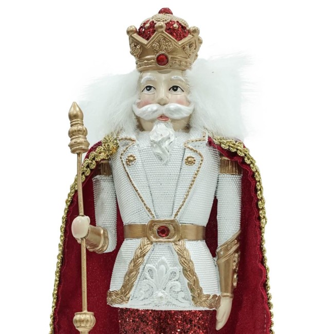 Schiaccianoci di Natale in Resina H.29,5 cm