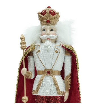 Schiaccianoci di Natale in Resina H.29,5 cm