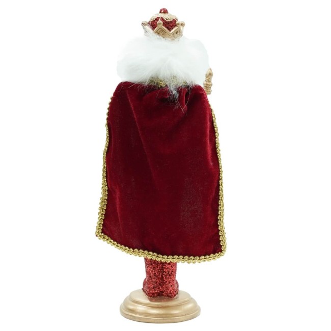 Schiaccianoci di Natale in Resina H.29,5 cm