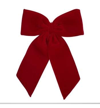 Fiocco Natalizio in Velluto 50 cm Vari Colori