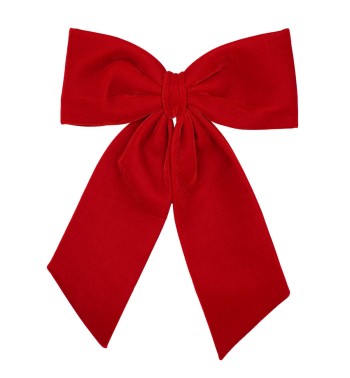 Fiocco Natalizio in Velluto 50 cm Vari Colori