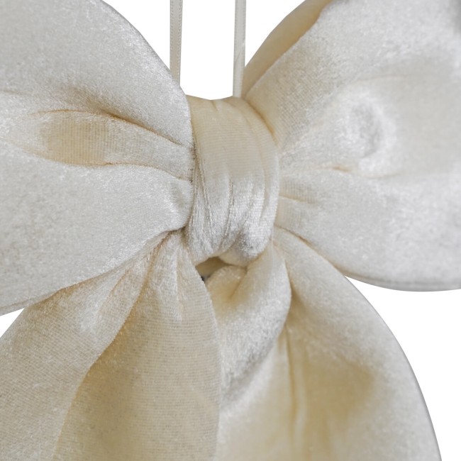 Fiocco Natalizio in Velluto 25 cm Vari Colori