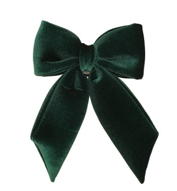 Fiocco Natalizio in Velluto 25 cm Vari Colori