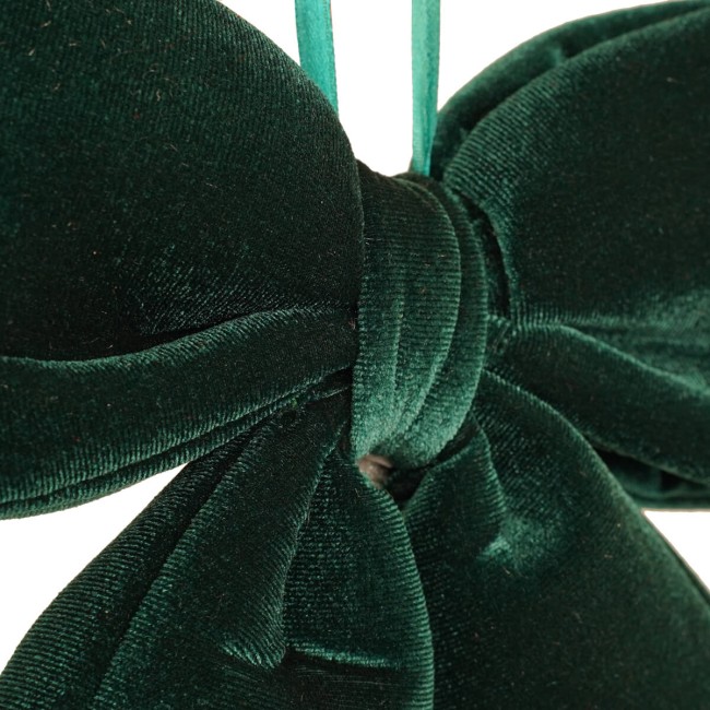 Fiocco Natalizio in Velluto 25 cm Vari Colori