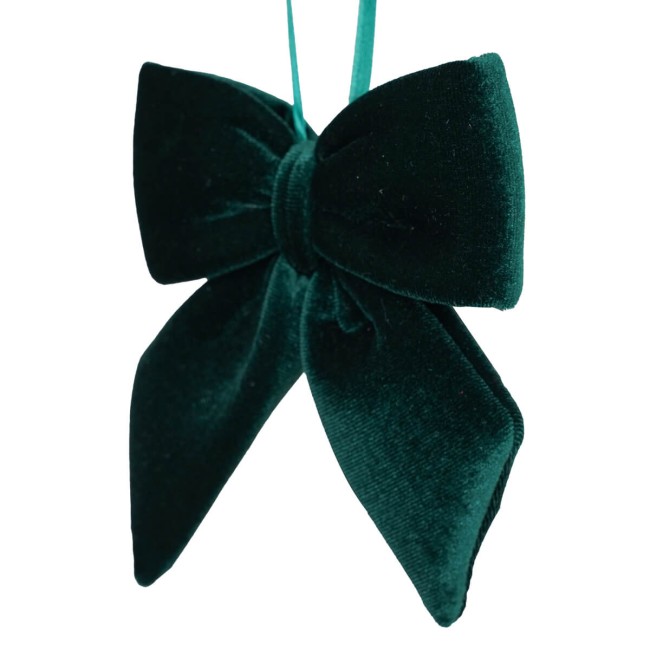 Fiocco Natalizio in Velluto 12 cm Vari Colori