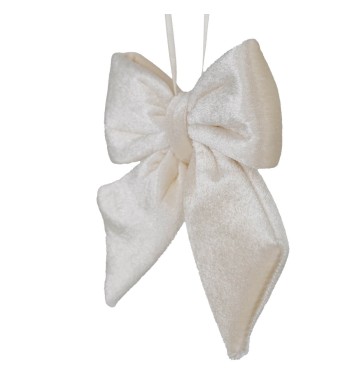 Fiocco Natalizio in Velluto 12 cm Vari Colori