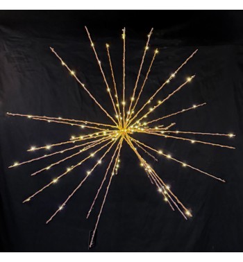 Stella Luminosa  Bianco Caldo 2 Misure