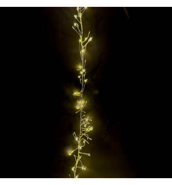 Catena Luminosa Cluster con 1500 Led Bianco Caldo Cavo Gold 10 m - IP44