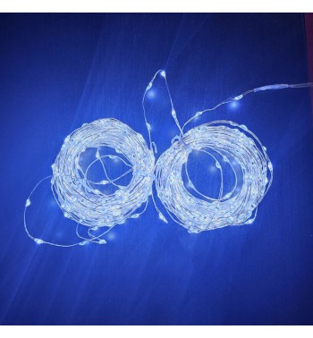 Stringa Luminosa con 800 Led Bianco Freddo