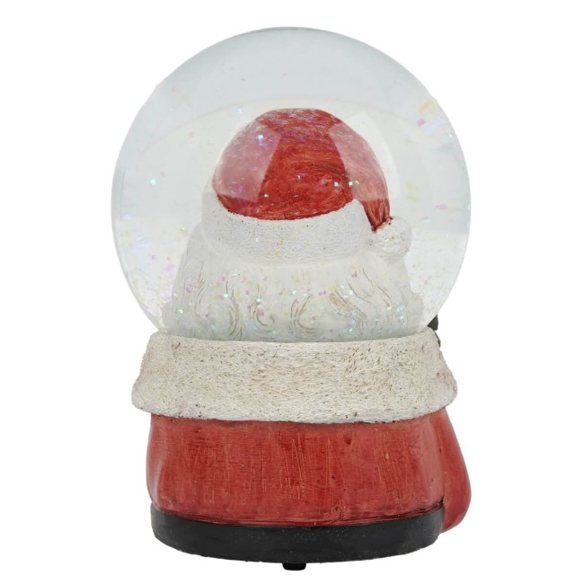 Carillon Babbo Natale in Vetro e Poliresina H.14 cm