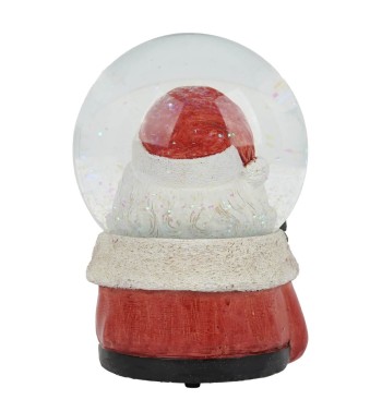 Carillon Babbo Natale in Vetro e Poliresina H.14 cm