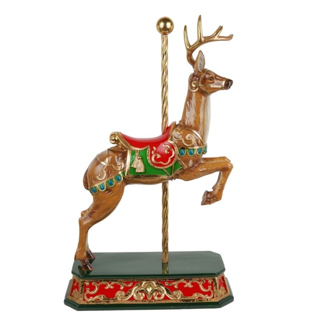 Renna Natalizia su Piedistallo H.56,3 cm