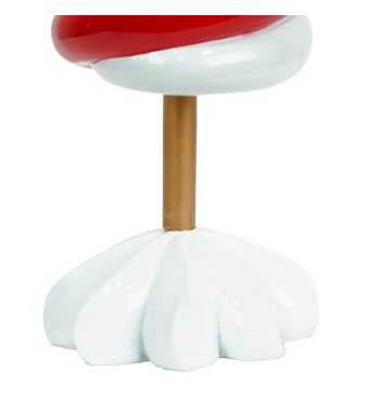 Alberello Natalizio con Vortice Bianco e Rosso 2 Misure