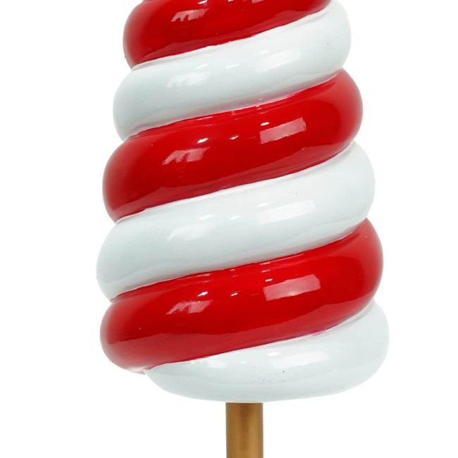 Alberello Natalizio con Vortice Bianco e Rosso 2 Misure