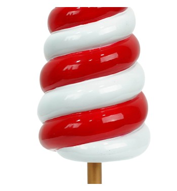 Alberello Natalizio con Vortice Bianco e Rosso 2 Misure