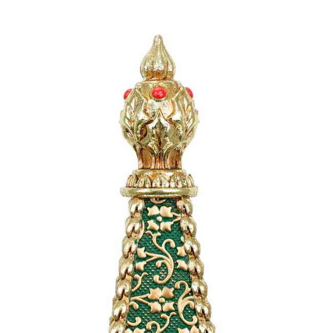 Albero di Natale in Resina Oro e Malachite H.48,6 cm