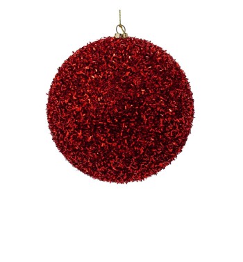 Palla di Natale Glitterata D.14 cm Conf. da 1 Pz