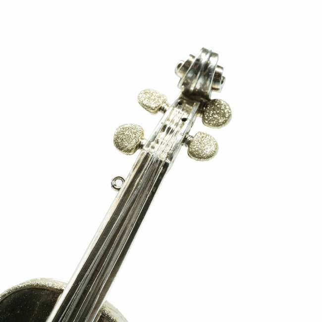 Viola Natalizia Glitterata 40 Cm