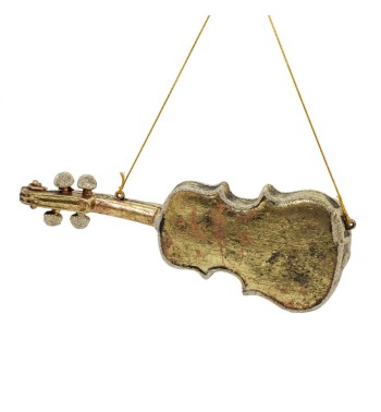Violino Natalizio da Appendere H.25 cm