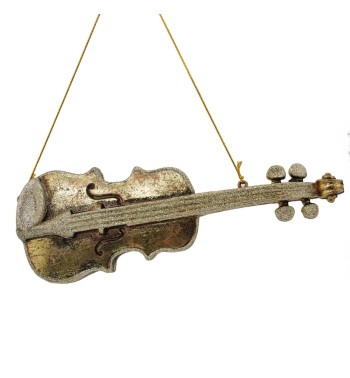 Violino Natalizio da Appendere H.25 cm