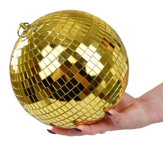 Palla di Natale in Plastica Effetto Specchio D.20 cm 3 Colori