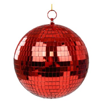 Palla di Natale in Plastica Effetto Specchio D.20 cm 3 Colori