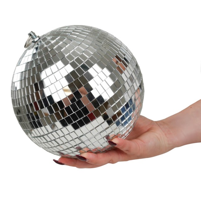 Palla di Natale in Plastica Effetto Specchio D.20 cm 3 Colori