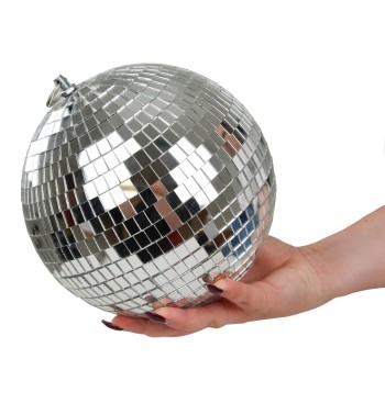 Palla di Natale in Plastica Effetto Specchio D.20 cm 3 Colori