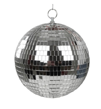 Palla di Natale in Plastica Effetto Specchio D.20 cm 3 Colori