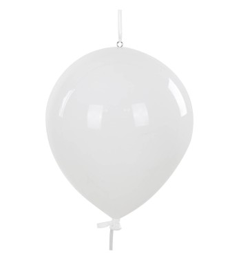 Palloncino Natalizio in Plastica D.20 cm 3 Colori