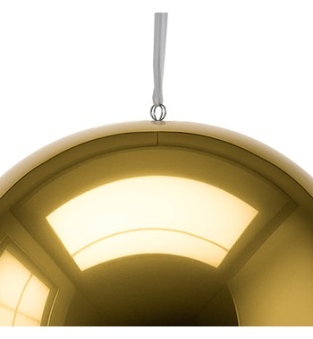 Palloncino Natalizio in Plastica D.15 cm 3 Colori