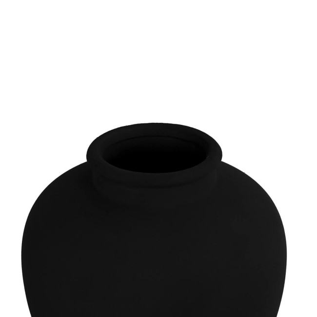 Vaso in Ceramica Rivestito in Velluto H.20 cm 3 Colori