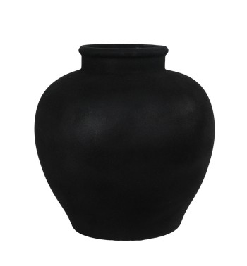 Vaso in Ceramica Rivestito in Velluto H.25 cm 3 Colori