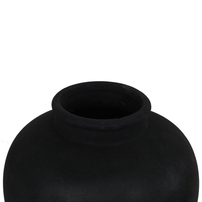 Vaso in Ceramica Rivestito in Velluto H.25 cm 3 Colori