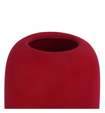 Vaso in Ceramica Rivestito in Velluto H.25 cm 2 Colori