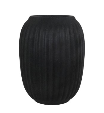 Vaso in Ceramica Rivestito in Velluto H.26 cm 3 Colori