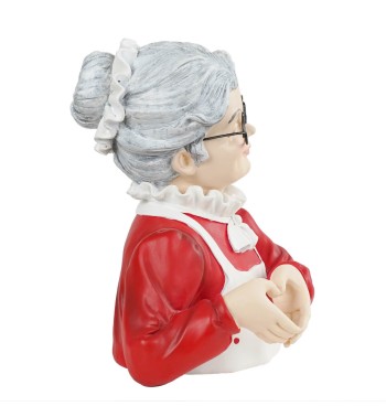 Busto Mamma Natale in Resina H.22,7 cm