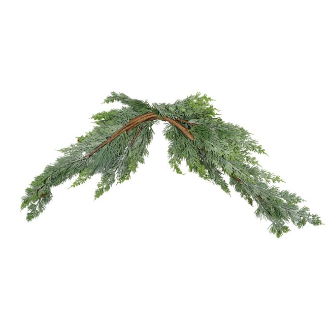 Swag Natalizio Verde con Pigne 91 cm